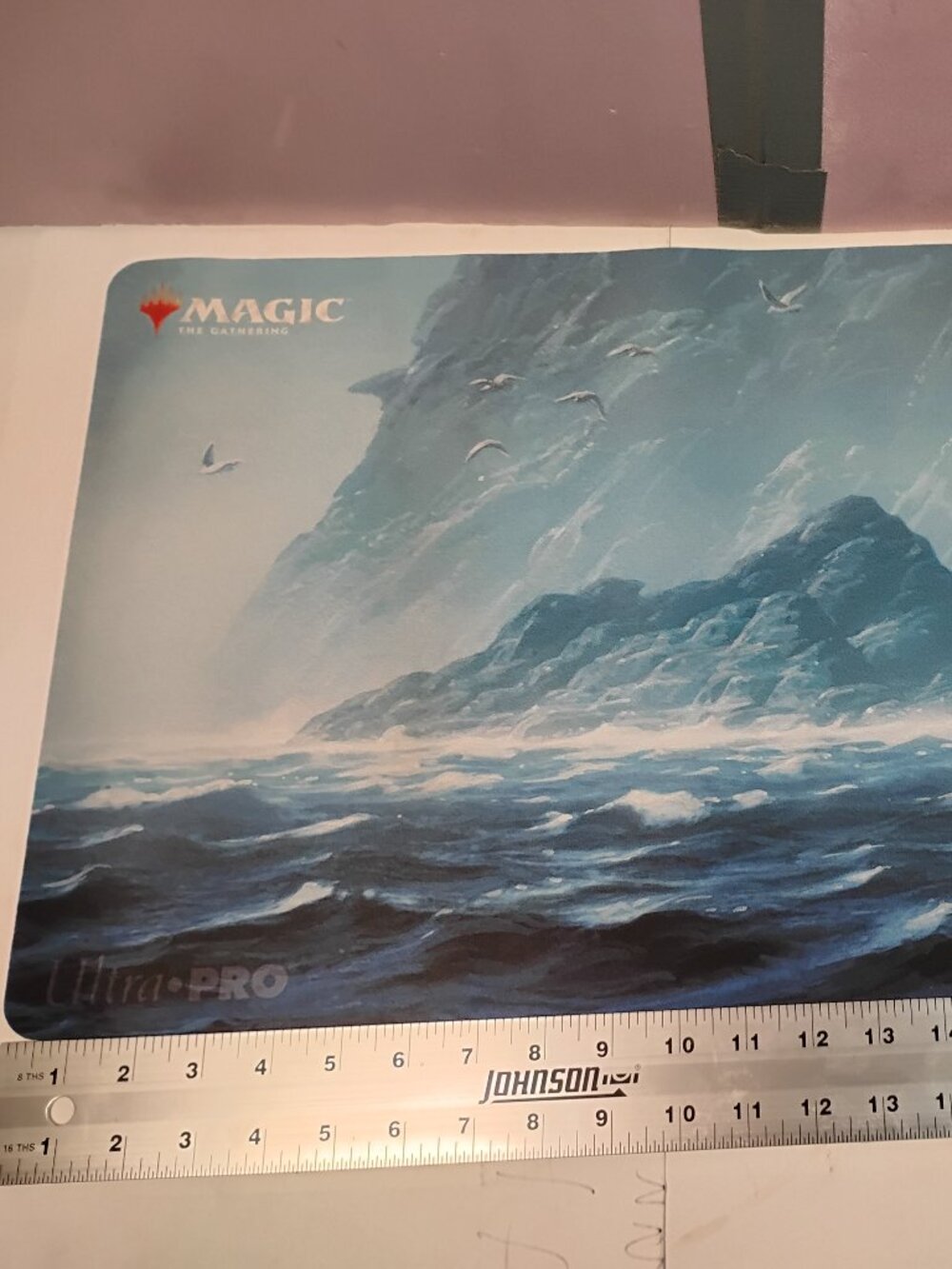MTG Island Playmat John Avon Unhinged 2017 Ultra Pro Wizards Magic Play Mat vtg